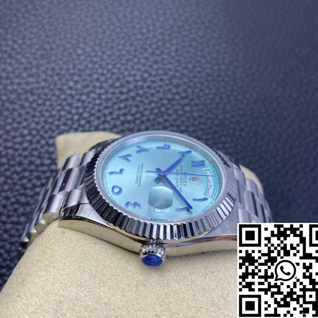 Dial Factory Ice Middle Day Date East Customization BP Blue Rolex 0310